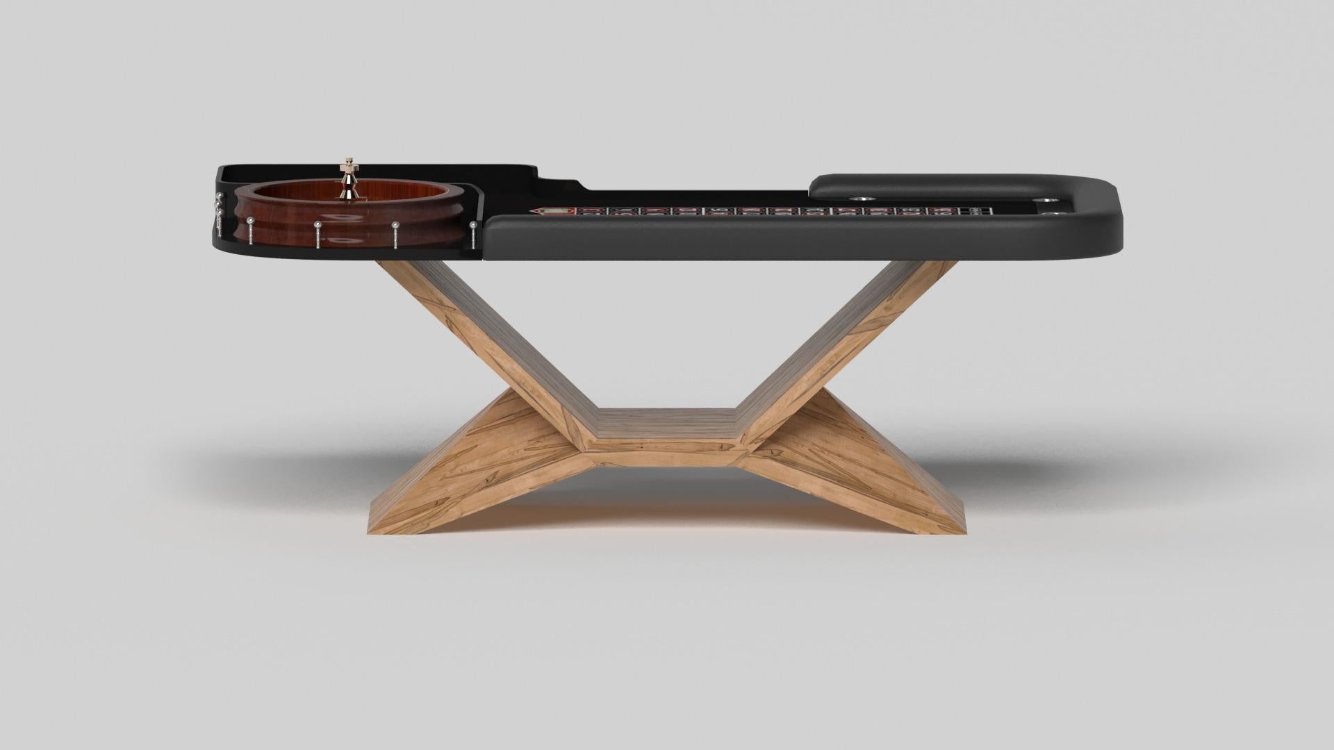 Américain Tables de roulette Elevate Customs Kors/Solid Curly Maple Wood in 8'2