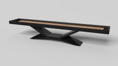 Elevate Customs Kors Shuffleboard Tables / Solid Pantone Black Color in 18' -USA