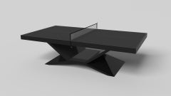 Elevate Customs Kors Tennis Table /Solid Pantone Black Color in 9' - Made in USA