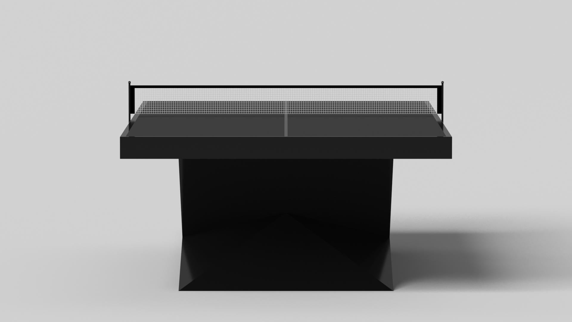 Moderne Table de tennis CUSTOM MADE /Couleur Pantone Black en 9' - Made in USA en vente