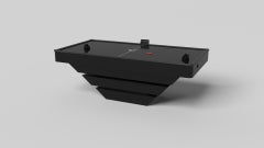 Elevate Customs Louve Air Hockey Tables / Solid Pantone Black in 7' -Made in USA