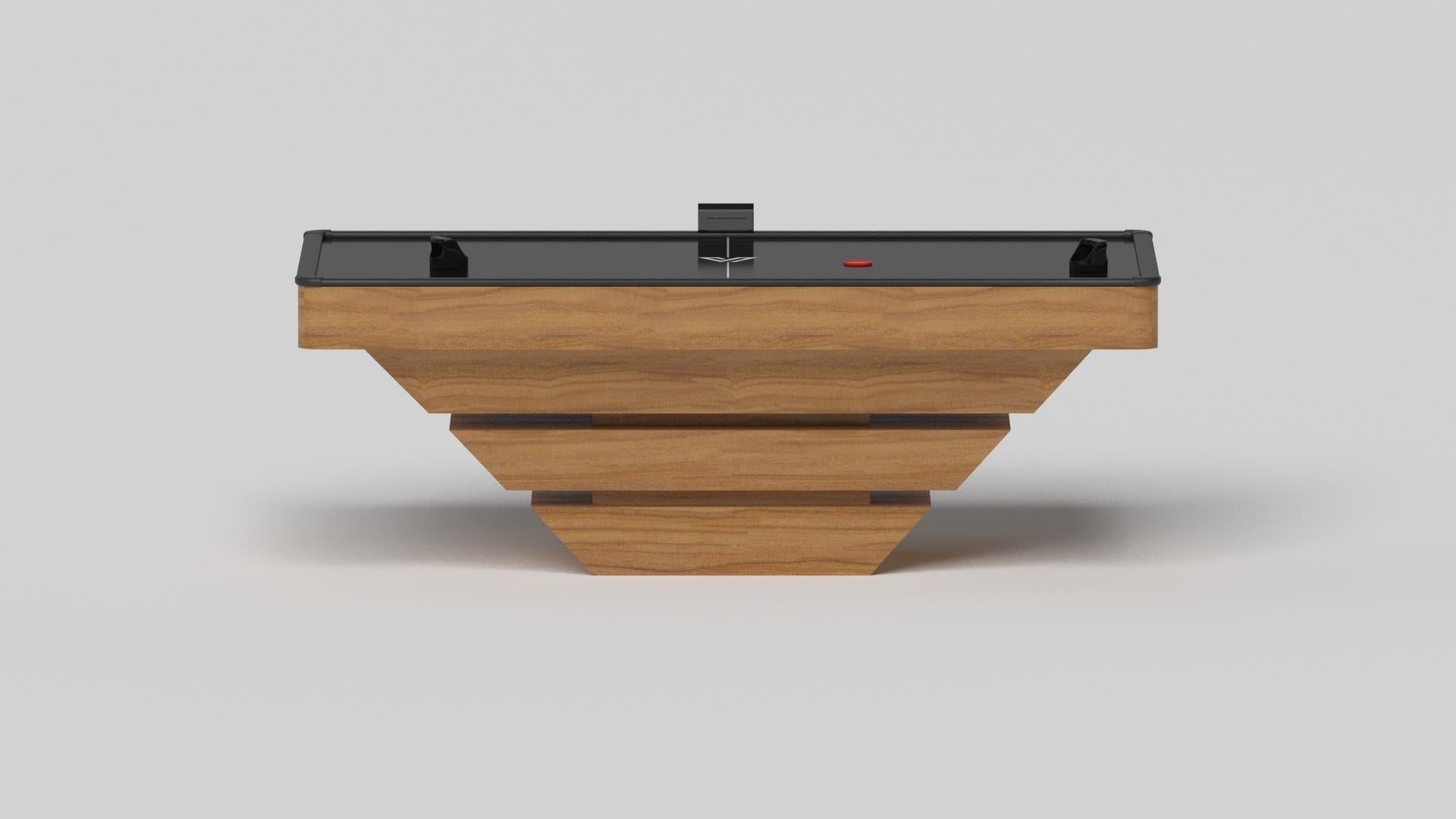 Américain Elevate Customs Louve  Tables de Air Hockey / Solid Teak Wood in 7' - Made in USA en vente