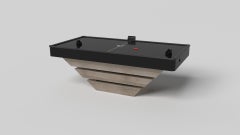 Elevate Customs Louve Air Hockey Tables /Solid White Oak Wood in 7' -Made in USA
