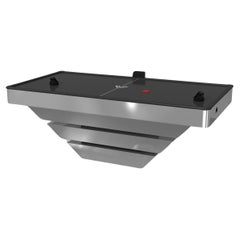 Elevate Customs Louve Air Hockey Tables/Stainless Steel Metal in 7' -Made in USA