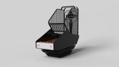 Elevate Customs Louve Basketball Tables/Solid Pantone Black in 8'3" -Made in USA