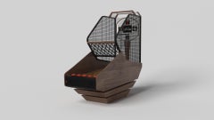 Elevate Customs Louve Basketball Tables /Solid Walnut Wood in 8'3" - Made in USA