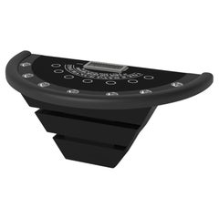 Elevate Customs Louve Black Jack Tables /Solid Pantone Black Color in 7'4" - USA