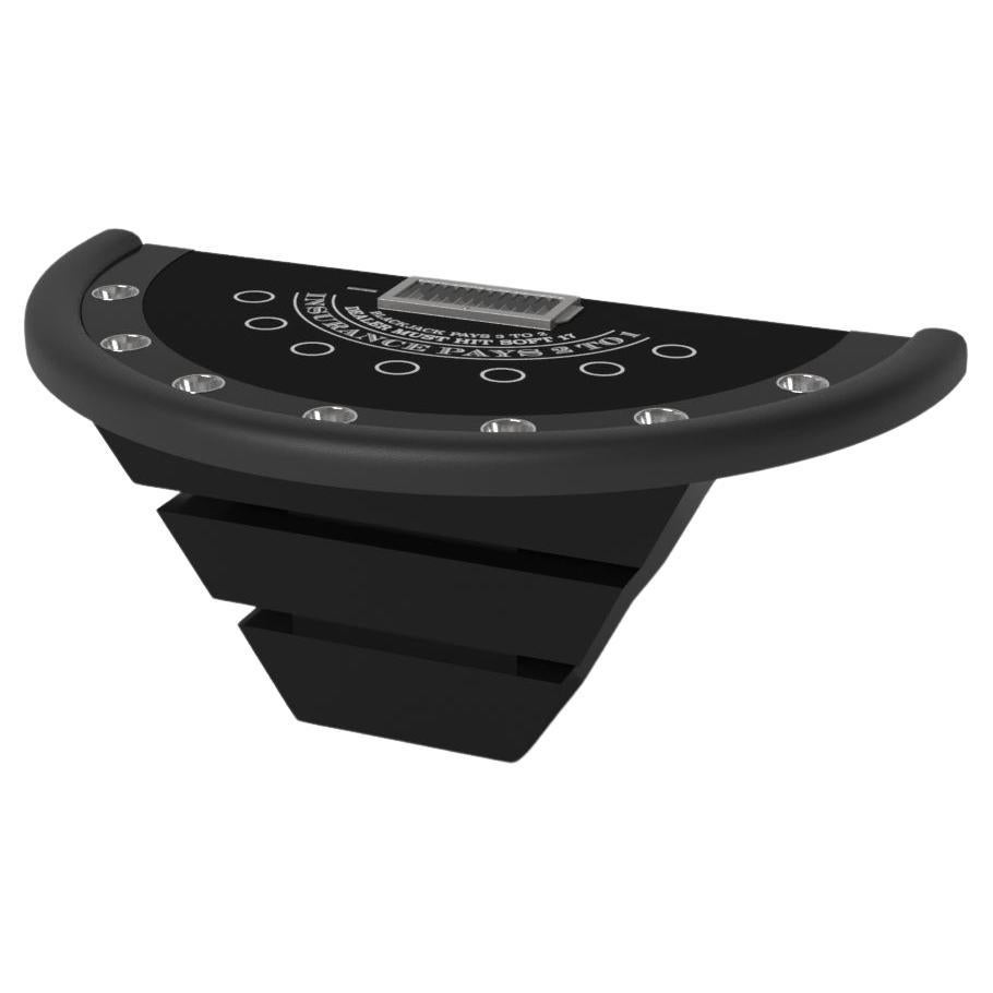 Elevate Customs Louve Black Jack Tables /Solid Pantone Black Color in 7'4" - USA en vente
