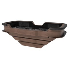 Tavoli da dadi Elevate Customs Louve / Legno di noce massiccio in 9'9" - Made in USA