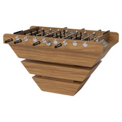 Elevate Customs Louve Foosball Tables / Solid Teak Wood in 5' - Made in USA