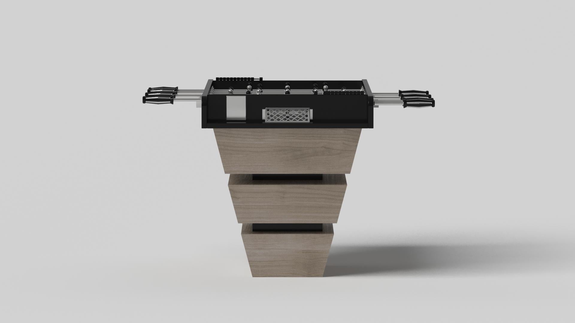 Elevate Customs Louve Foosball Tables / Massives weißes Eichenholz in 5' - Made in USA (Moderne) im Angebot
