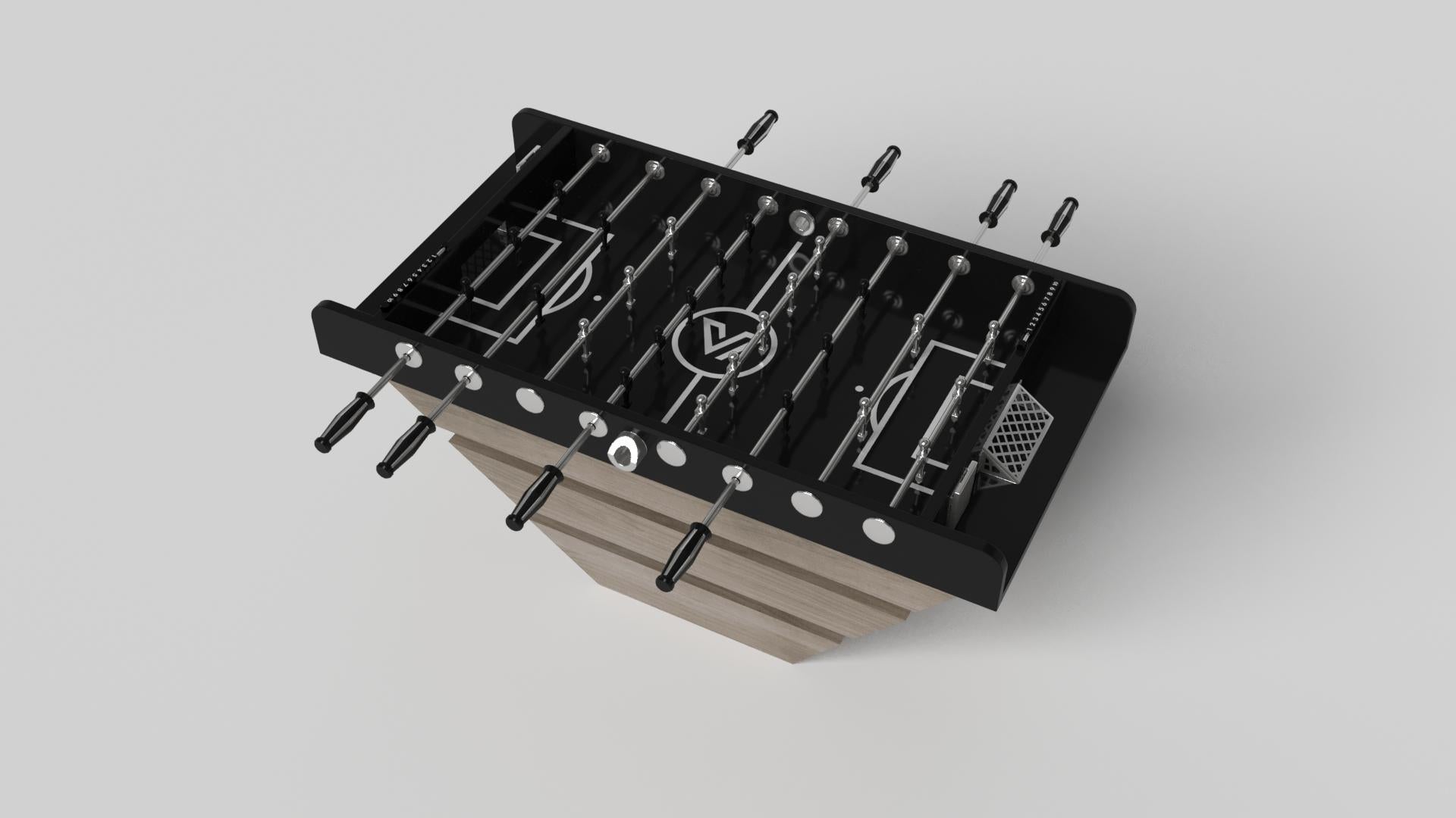 Elevate Customs Louve Foosball Tables / Massives weißes Eichenholz in 5' - Made in USA (amerikanisch) im Angebot