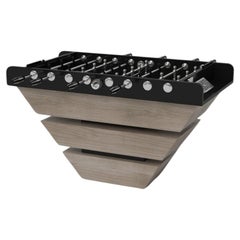 Tavoli da biliardino Elevate Customs Louve / in legno massiccio di Oak Wood bianco da 5' - Made in USA