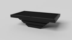 Elevate Customs Louve Pool Table / Solid Pantone Black in 8.5' - Made in USA