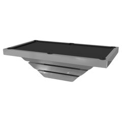Tavolo da biliardo Elevate Customs Louve / Acciaio inossidabile in metallo da 7'/8' - Made in USA