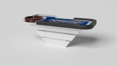Elevate Customs Louve Roulette Tables / Couleur blanche Pantone massif en 8'2" - USA