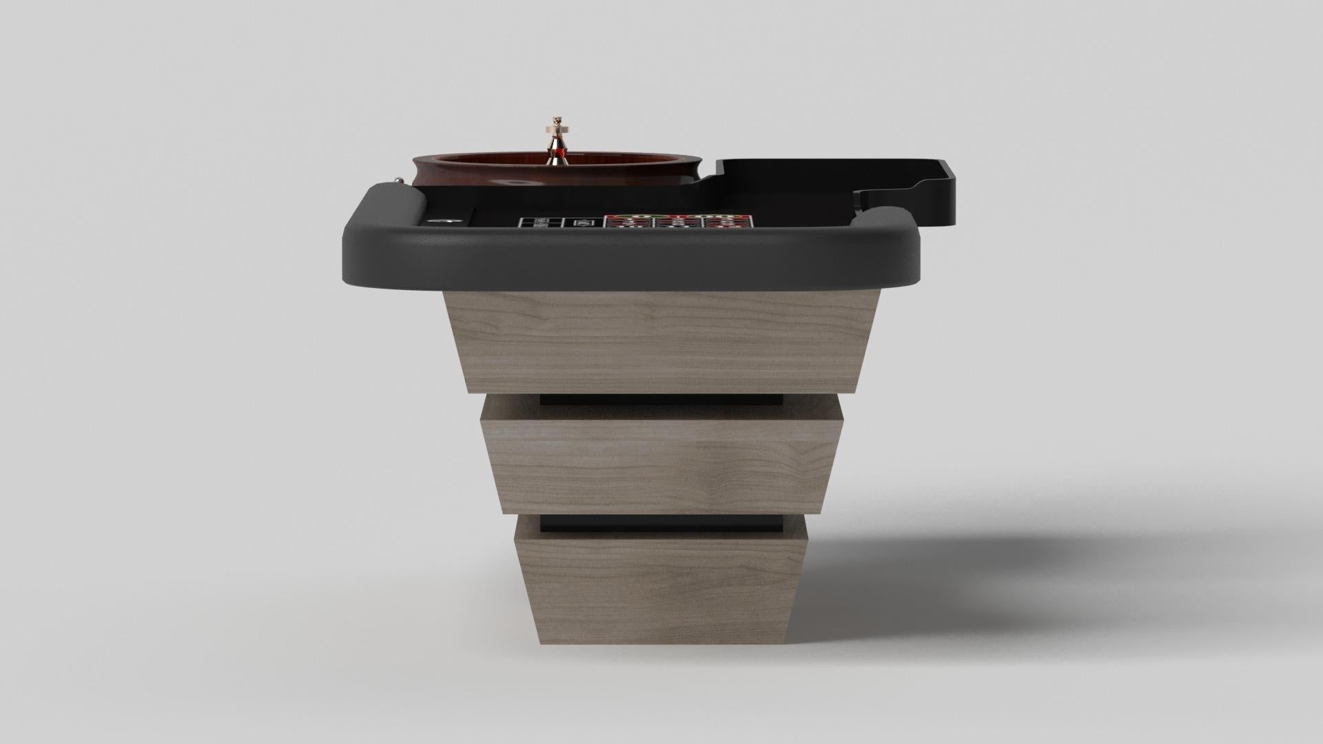 Modern Elevate Customs Louve Roulette Tables /Solid White Oak Wood in 8'2