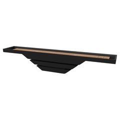 Elevate Customs Louve Shuffleboard Tables /Solid Pantone Black Color in 22' -USA