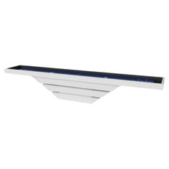 Tavoli da Shuffleboard Elevate Customs Louve / Colore solido Pantone White in 12' - USA