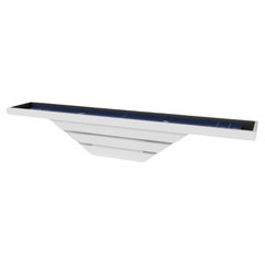 Elevate Customs Louve Shuffleboard-Tische / Solid Pantone Weiß Farbe in 9' -USA