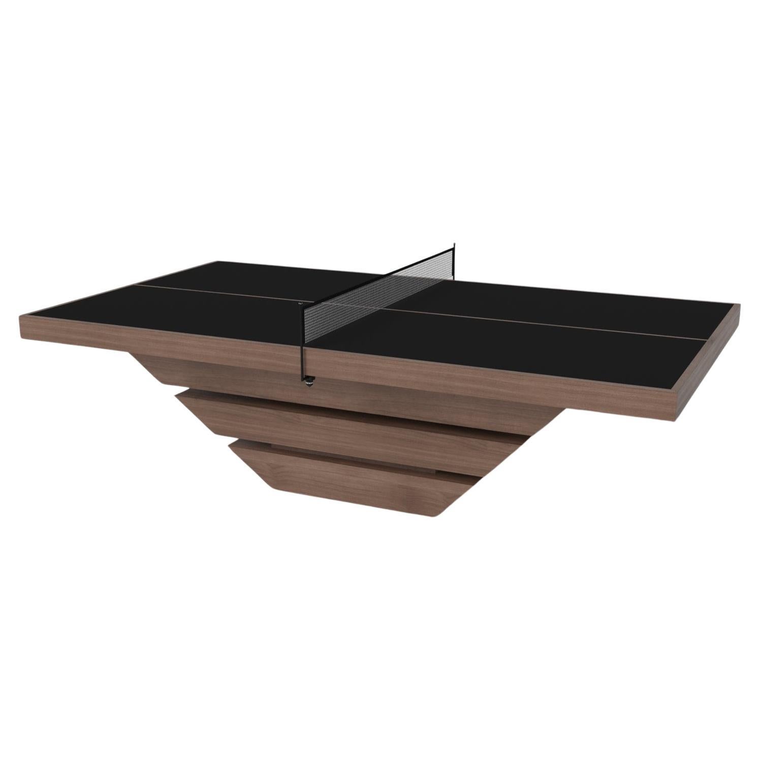 Table de tennis Elevate Customs Louve / Solid Walnut Wood in 9' - Made in USA en vente