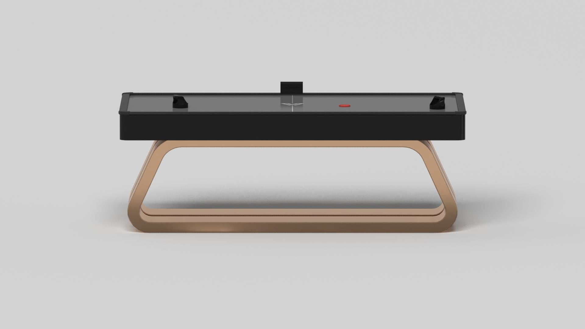 Américain Tables de hockey sur mesure Elevate Luge / Métal en laiton massif en 7' - Fabriqué aux États-Unis en vente