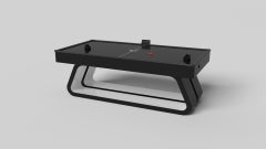 Elevate Customs Luge Air Hockey Tables / Solid Pantone Black in 7' - Made in USA
