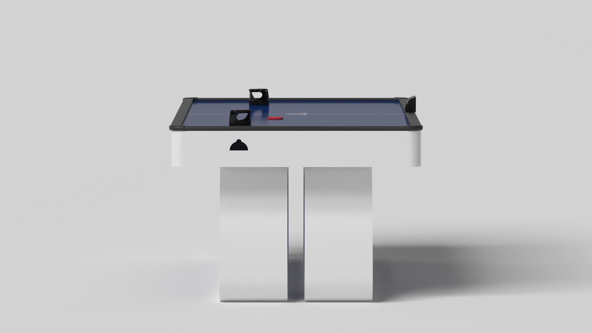 Moderne Tables de hockey d'aviation sur mesure / Blanc Pantone massif en 7' - Fabriqué aux États-Unis en vente