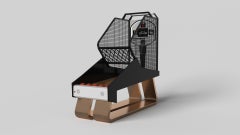 Elevate Customs Luge Basketball Tables / Solid Brass Metal in 8'3" - Made in USA
