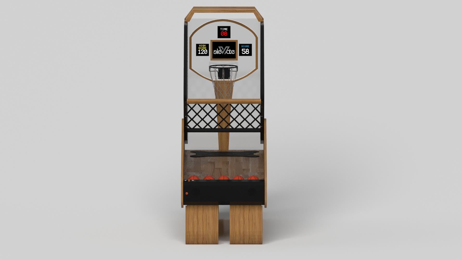 Modern Elevate Customs Luge Basketball Tables / Solid Teak  Wood in 8'3