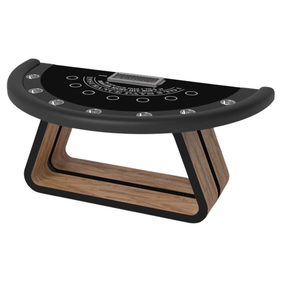 Tavoli Elevate Customs Luge Black Jack / Legno massiccio di acero riccio in 7'4" - USA