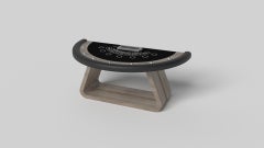 Elevate Customs Luge Black Jack Tables/Solid White Oak Wood in 7'4" -Made in USA