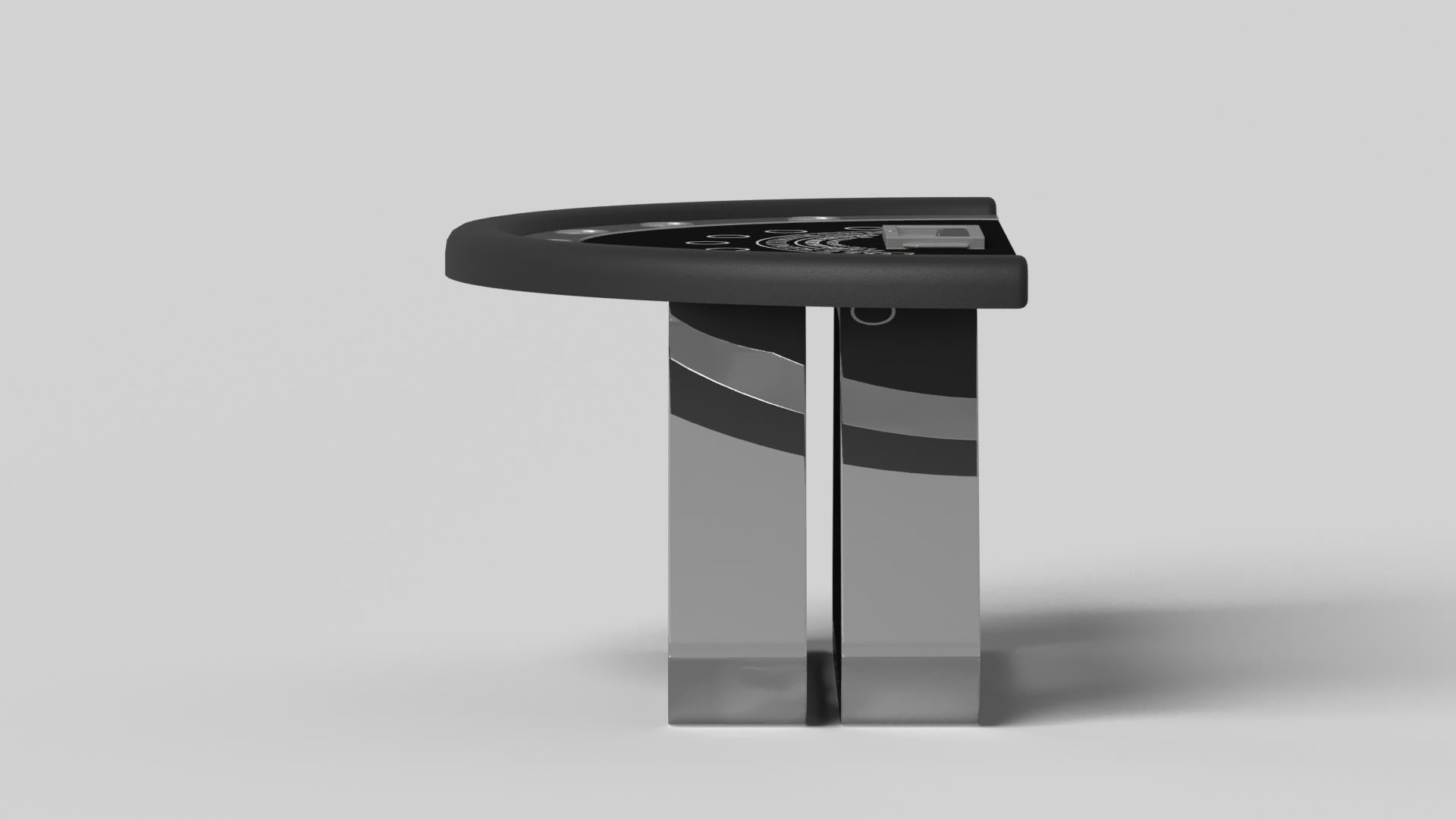 Moderne Tables de Jack Black d'Elevate Customs /Tôle d'acier inoxydable en 7'4