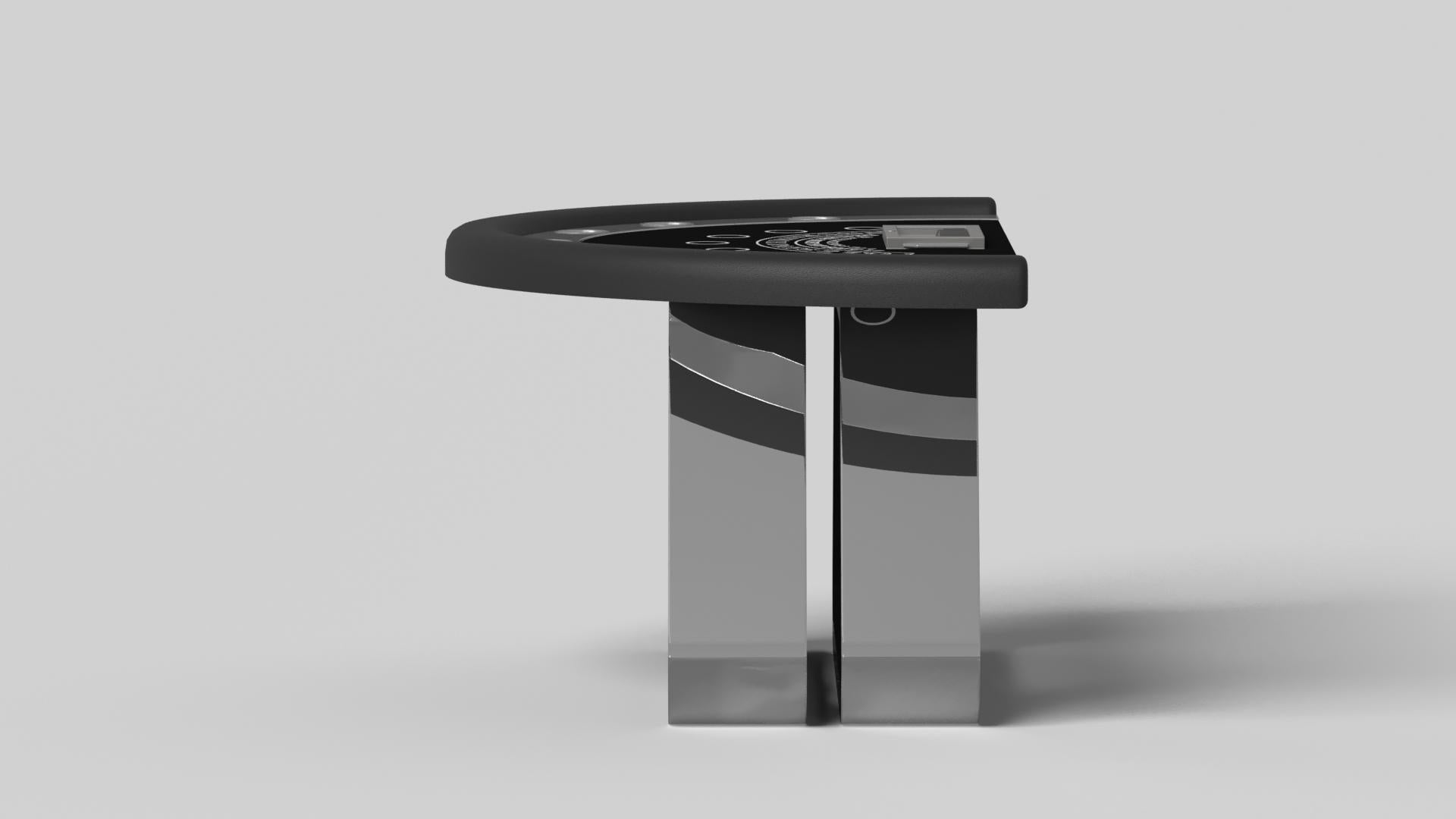 Moderne Tables de Jack Black d'Elevate Customs /Tôle d'acier inoxydable en 7'4