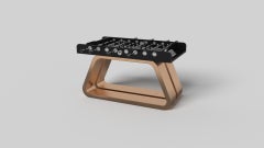 Elevate Customs Luge Foosball Tables / Brass Stainless Steel in 5' - Made in USA