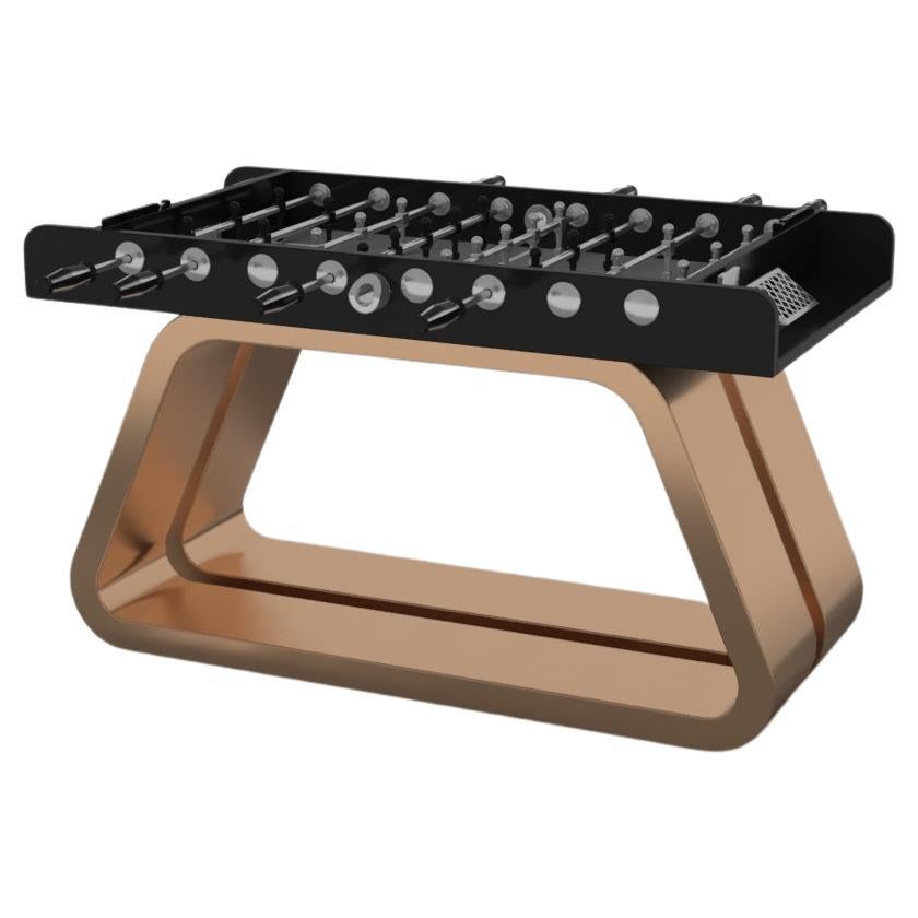 Elevate Customs Luge Foosball Tables / Brass Stainless Steel in 5' - Made in USA