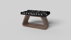 Table de baby-foot Luge d'Elevate Customs / Bois massif de noyer en 5' - Fabriqué aux USA