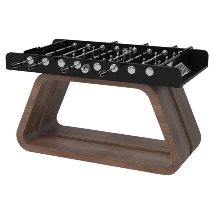 Elevate Customs Luge Foosball Tables / Solid Walnut Wood  in 5' - Made in USA For Sale