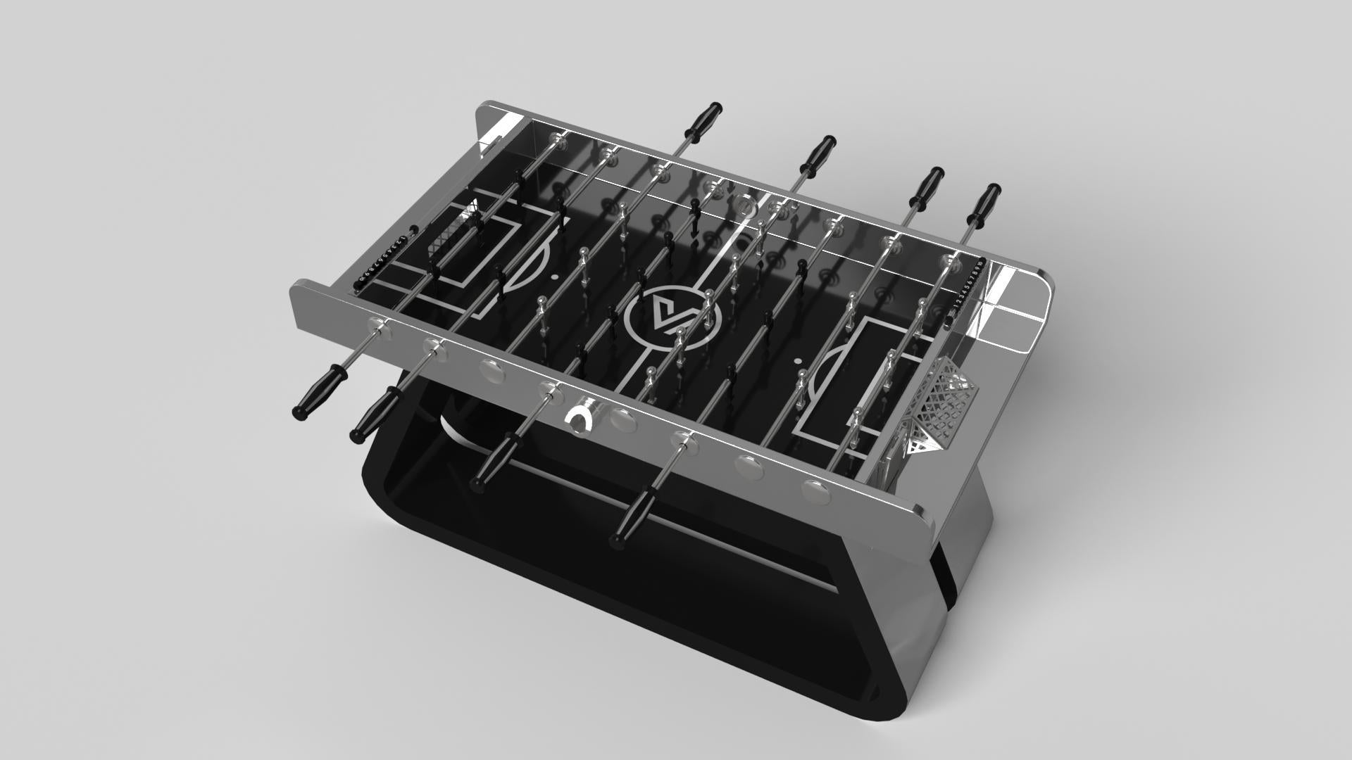 Américain Elevate Customs Luge Foosball Tables / Acier inoxydable en 5' - Fabriqué aux États-Unis en vente