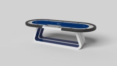 Elevate Customs Luge Pokertische / massive Pantone Weiß Farbe in 8'8" - USA