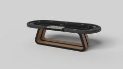 Elevate Customs Luge Poker Tables / Solid Teak Wood in 8'8" - Made in USA