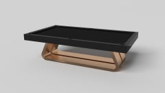 Elevate Customs Luge Pool Table / Solid Brass Metal in 7'/8' - Made in USA
