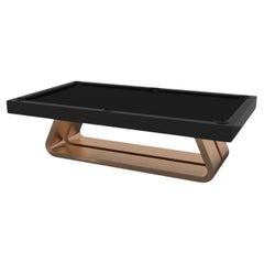 Elevate Customs Luge Pool Table / Solid Brass Metal in 8.5' - Made in USA