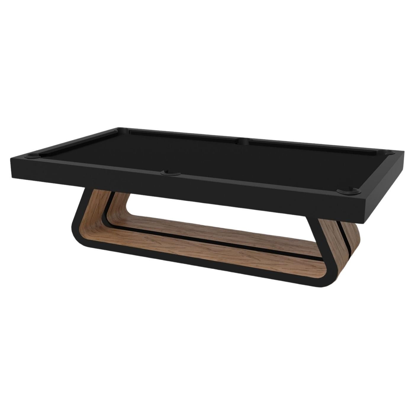 Tavolo da biliardo Elevate Customs Luge / Legno massiccio di acero riccio da 8,5' - Made in USA