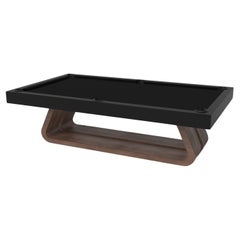 Tavolo da biliardo Elevate Customs Luge / Legno massiccio di noce da 8,5' - Made in USA