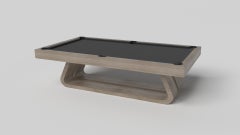Elevate Customs Luge Pool Table / Solid White Oak Wood in 7'/8' - Made in USA