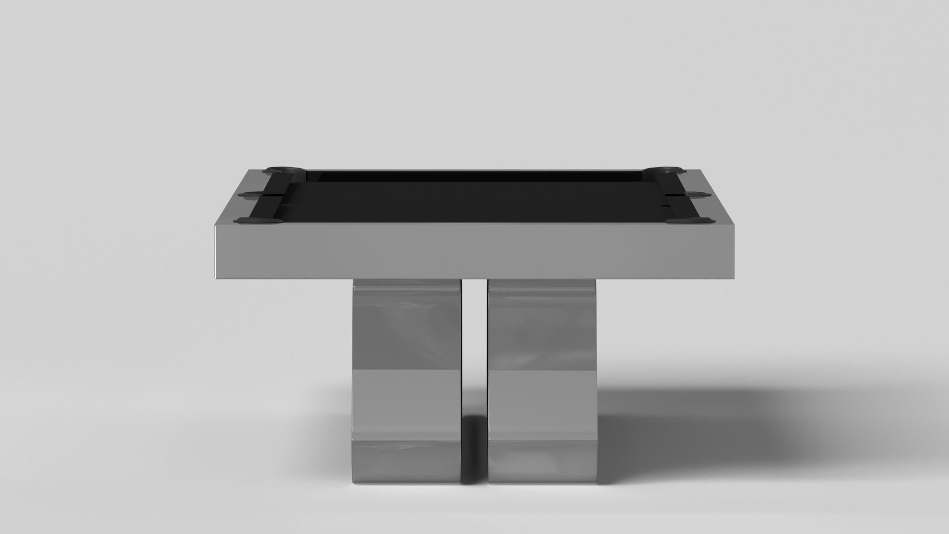 Moderne Table de piscine Luge Customs / Métal en acier inoxydable en 8,5' - Fabriqué aux États-Unis en vente