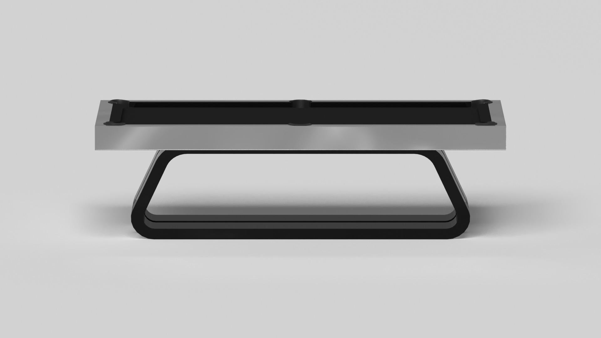 Américain Table de piscine Luge Customs / Métal en acier inoxydable en 8,5' - Fabriqué aux États-Unis en vente