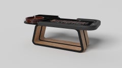 Elevate Customs Luge Roulette Tables/Solid Curly Maple Wood in 8'2" -Made in USA