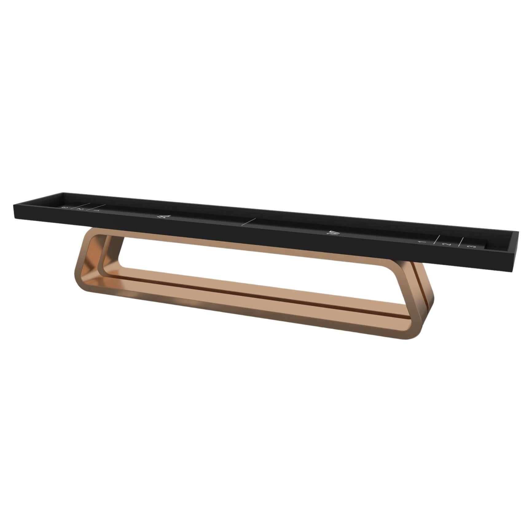 Elevate Customs Luge Shuffleboard Tables / Solid Brass Sheet Metal in 12' - USA